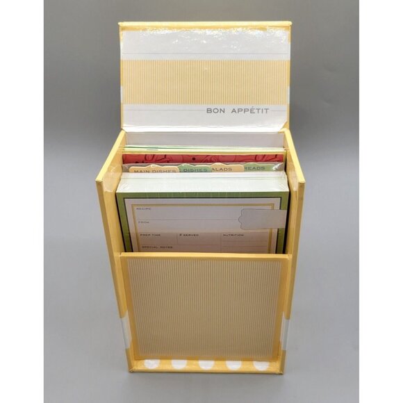 Stampin' Up Recipes By Design Box Cards Dividers Polka Dots Case Magnetic Close - Picture 3 of 7